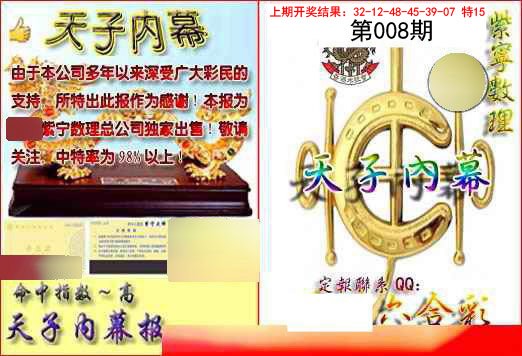 2025008期天子内幕报B