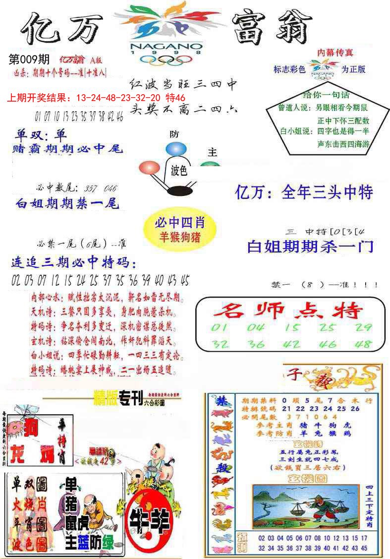 2025009期亿万富翁A