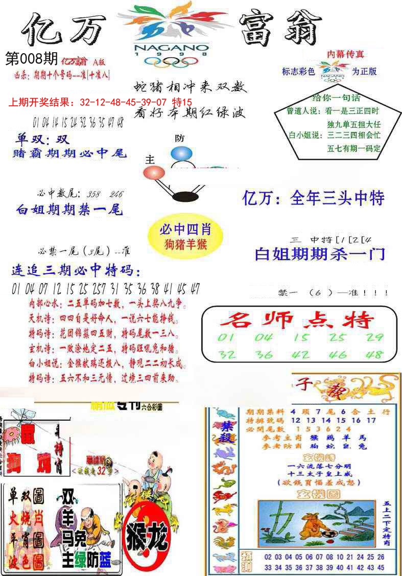 2025008期亿万富翁A