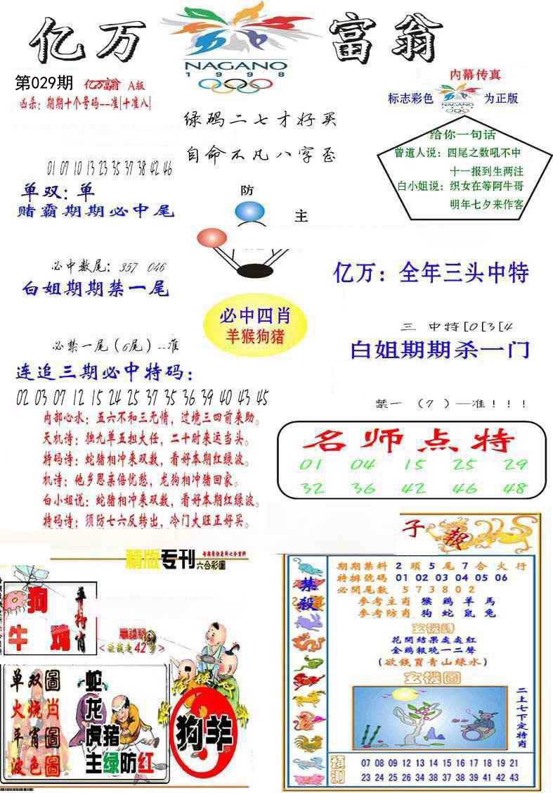 2025029期亿万富翁A