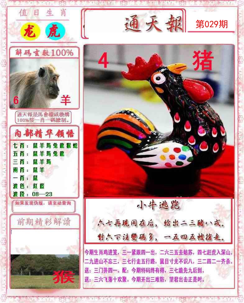 2025029期马经通天报