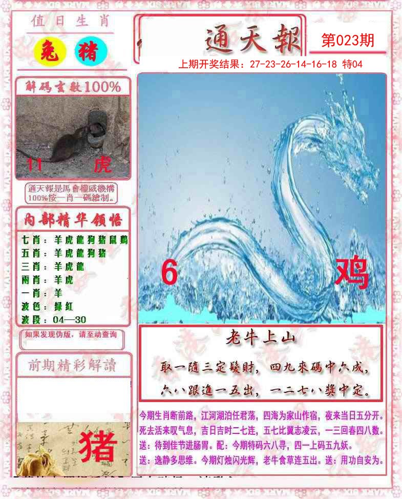 2025023期马经通天报