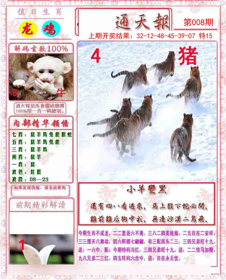 2025008期马经通天报
