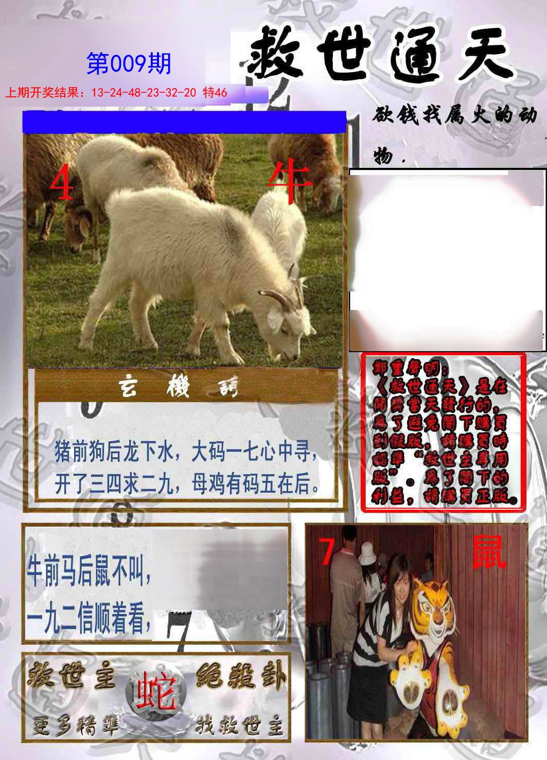 2025009期救世通天报