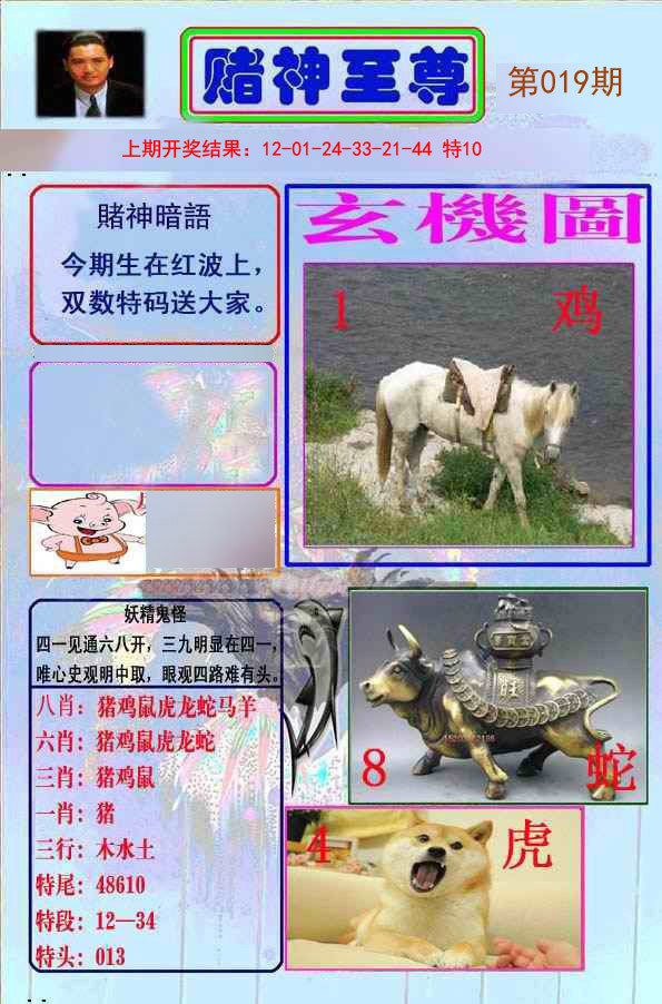 2025019期赌神至尊