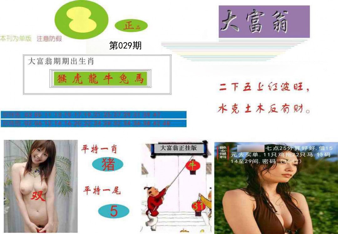 2025029期大富翁