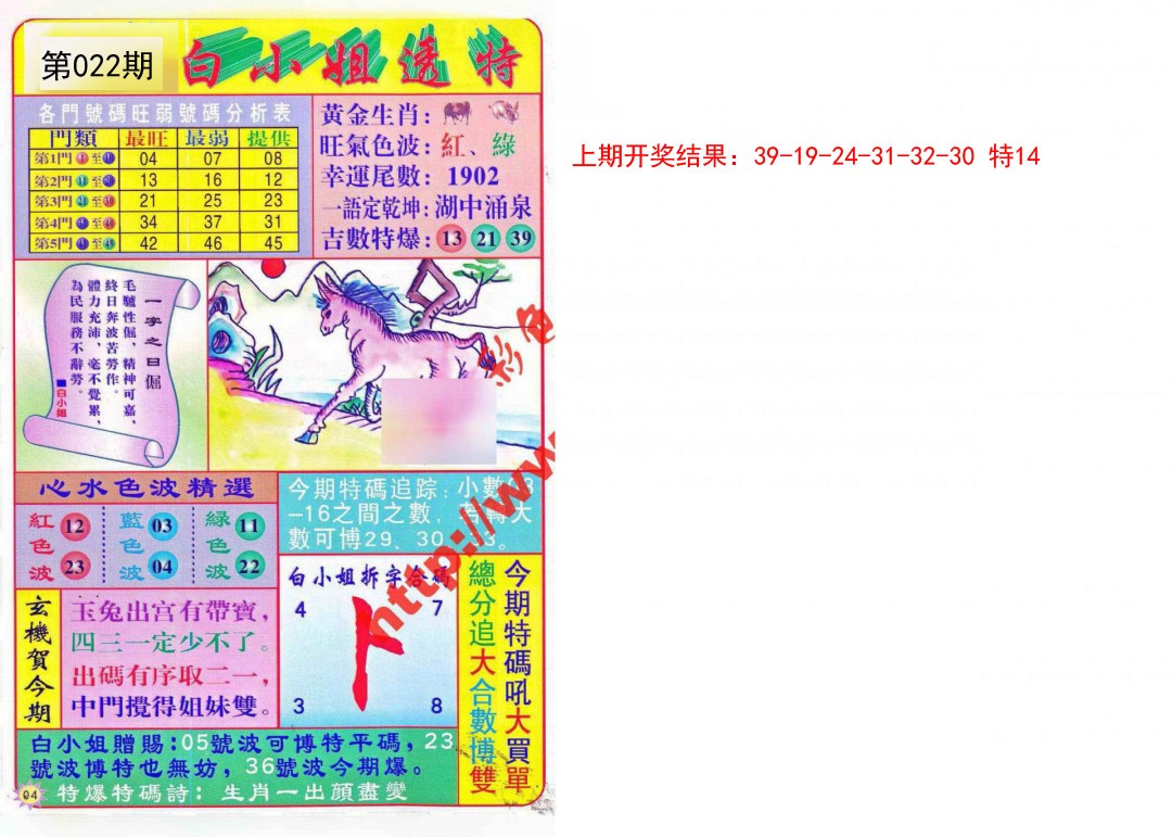 2025022期白小姐透特