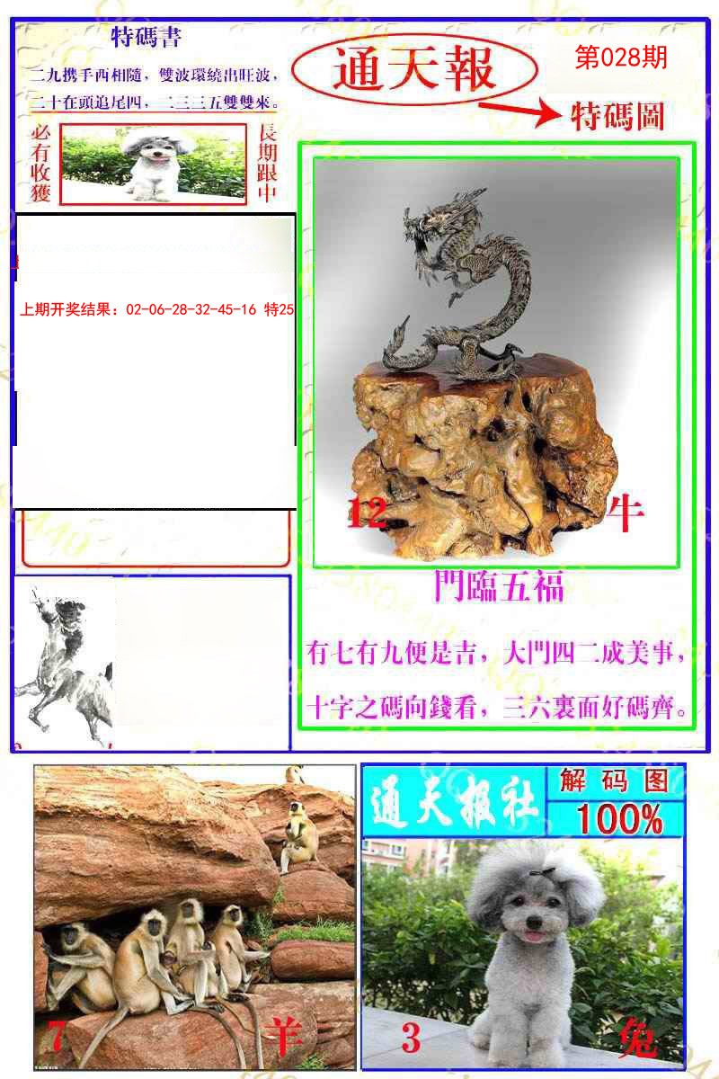 2025028期通天特解图