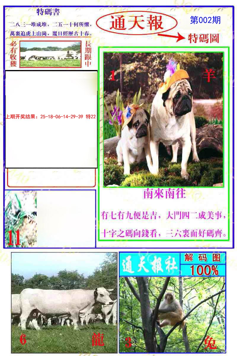 2025002期通天特解图