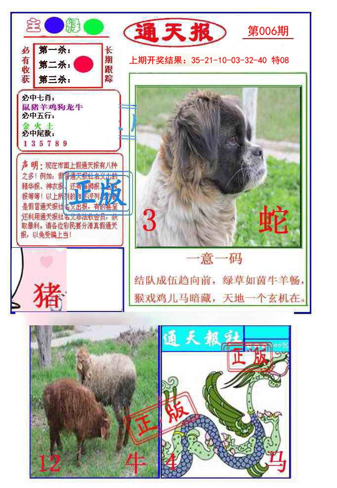 2025006期通天杀波图1