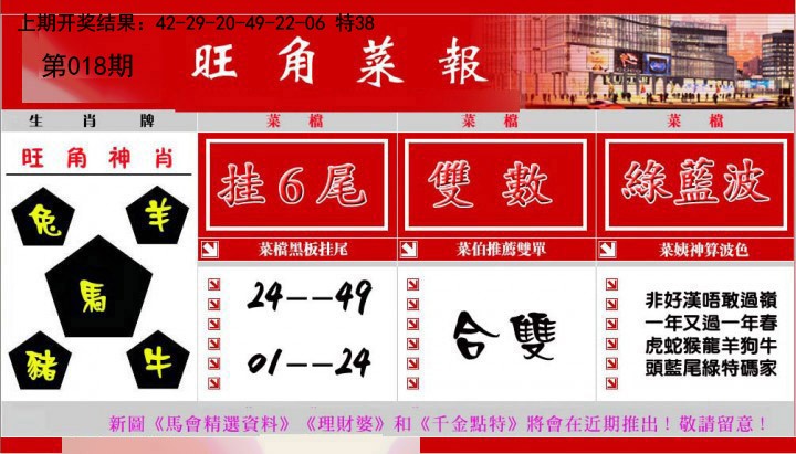 2025018期旺角菜报
