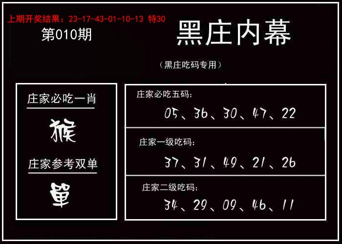 2025010期黑庄内幕