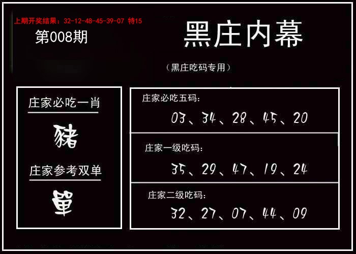 2025008期黑庄内幕