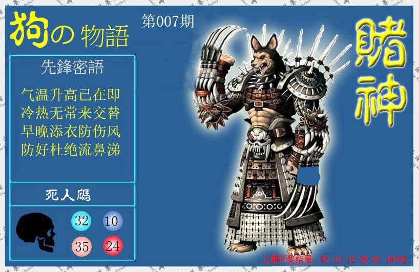 2025007期赌神狗报