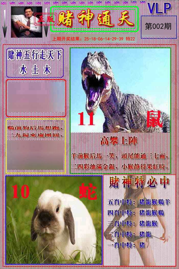 2025002期赌神通天报