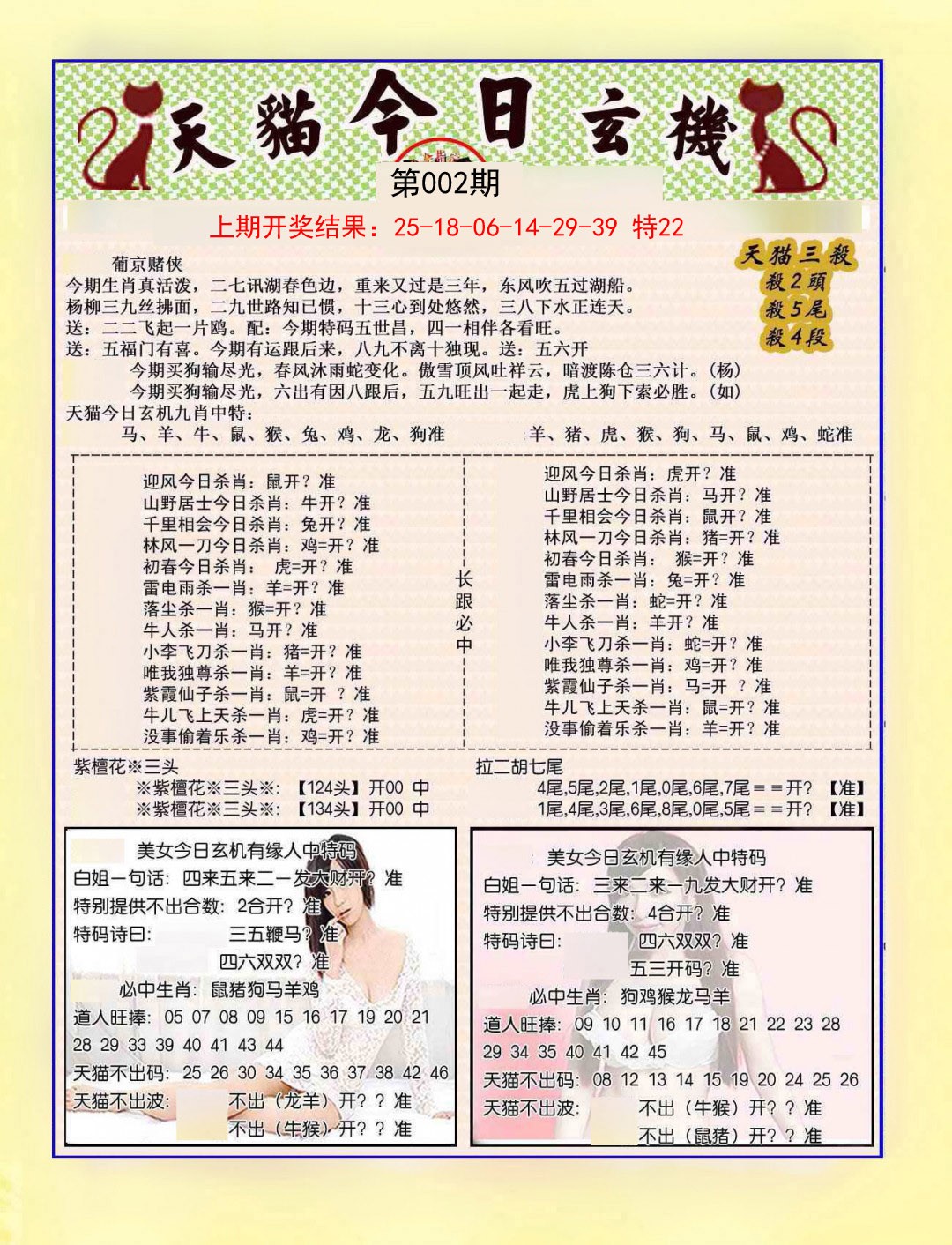 2025002期今日玄机图B