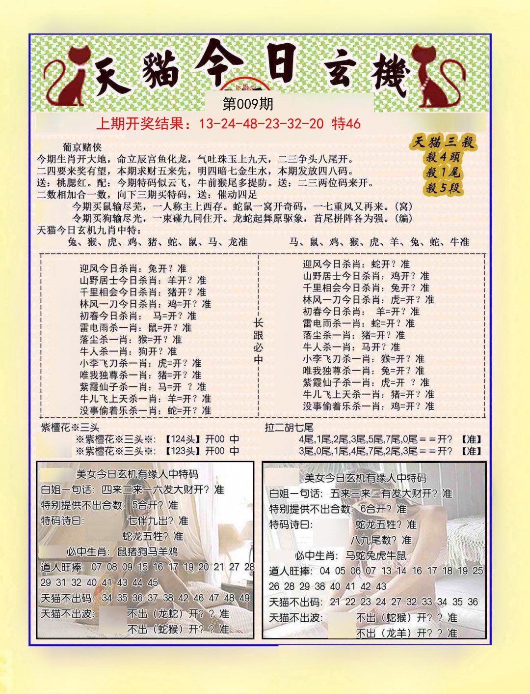 2025009期今日玄机图B