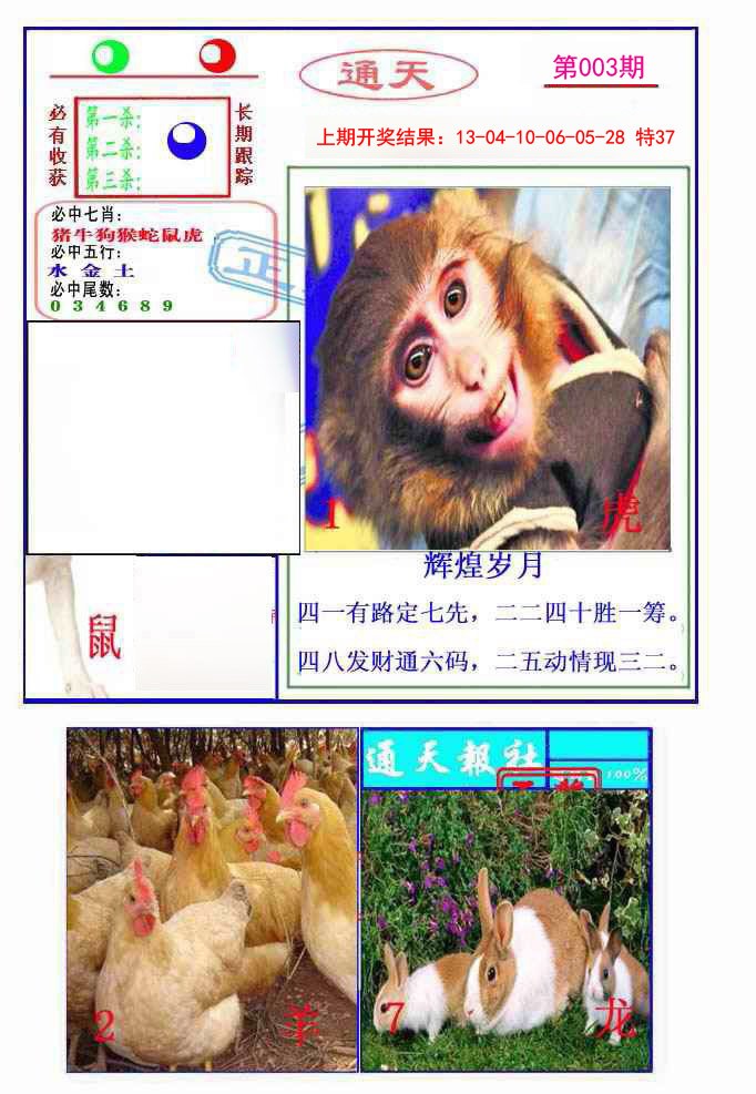 2025003期通天杀波图2