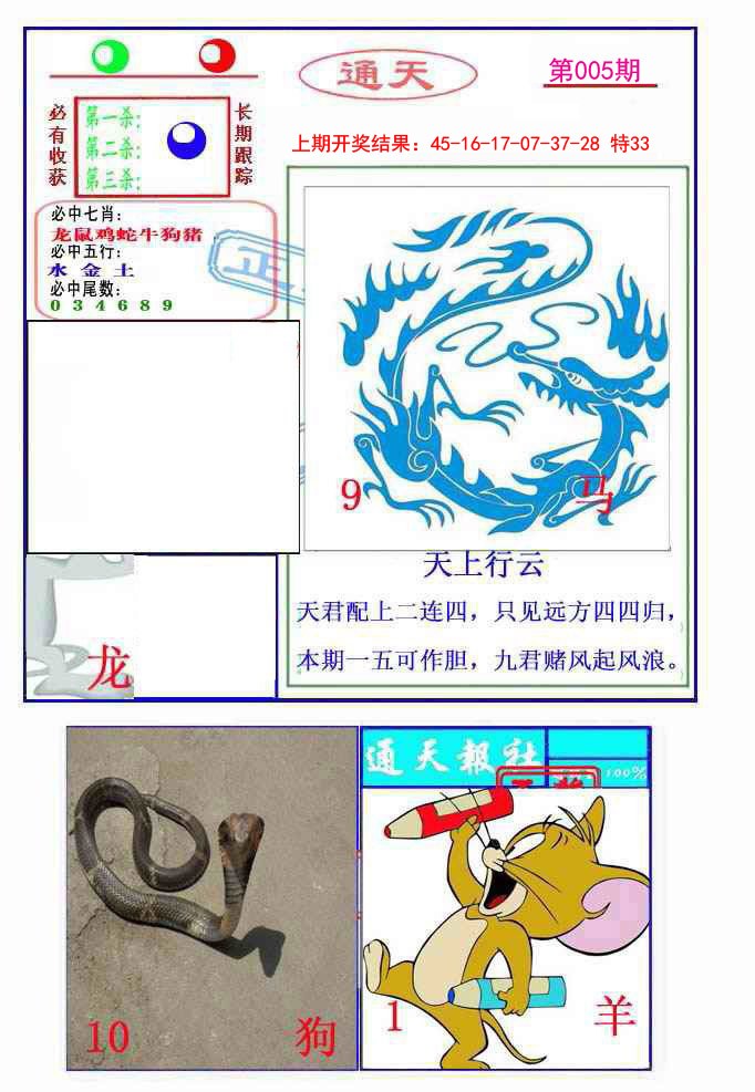 2025005期通天杀波图2