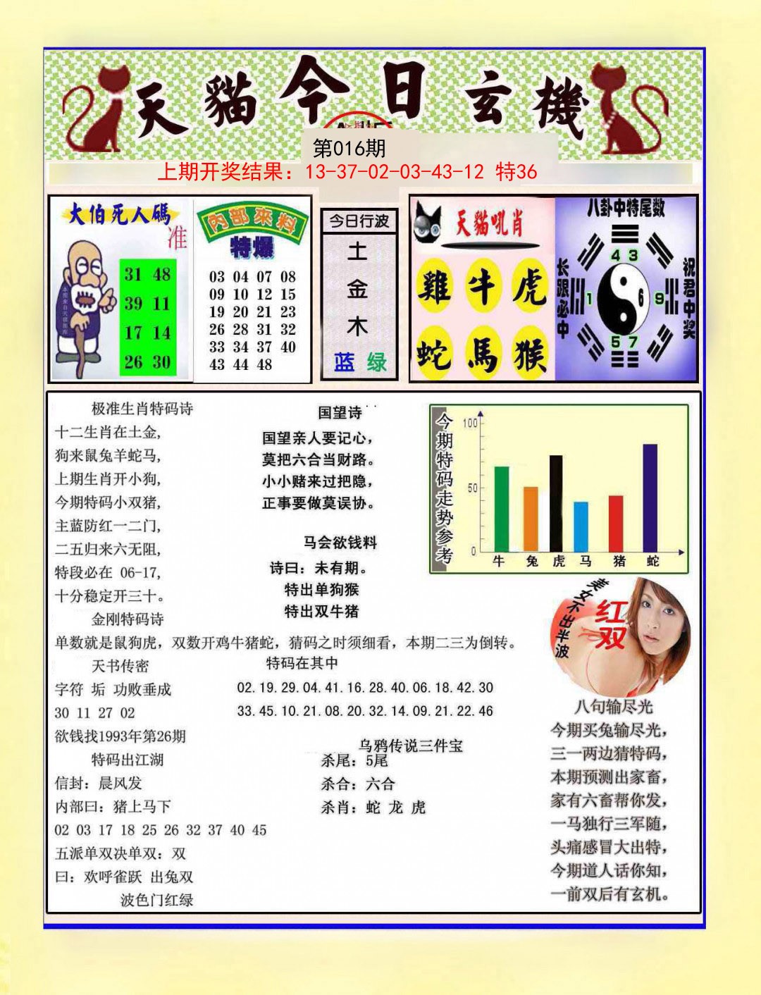 2025016期今日玄机图A
