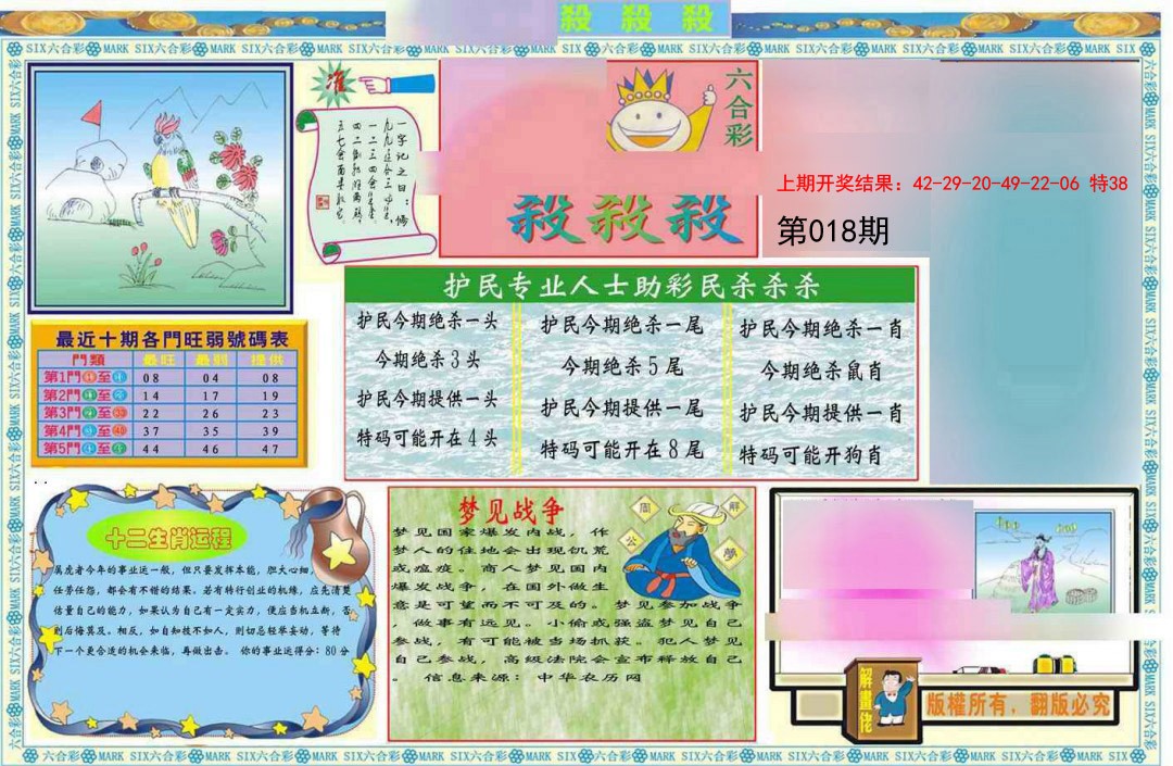 2025018期九龍杀杀杀A(推荐)