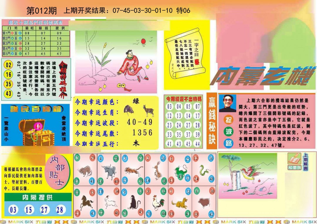 2025012期九龍内幕A(推荐)
