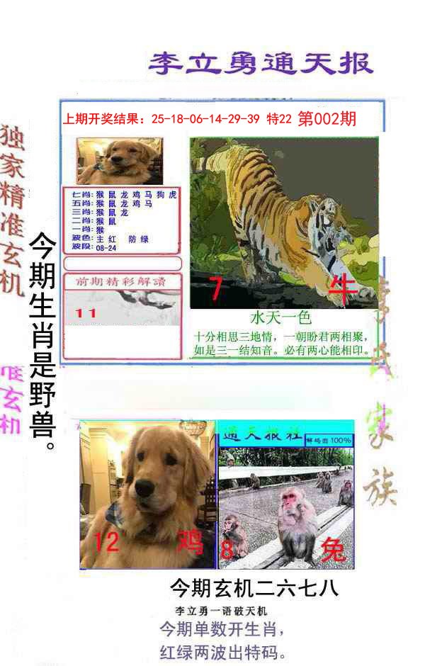 2025002期李立勇通天报