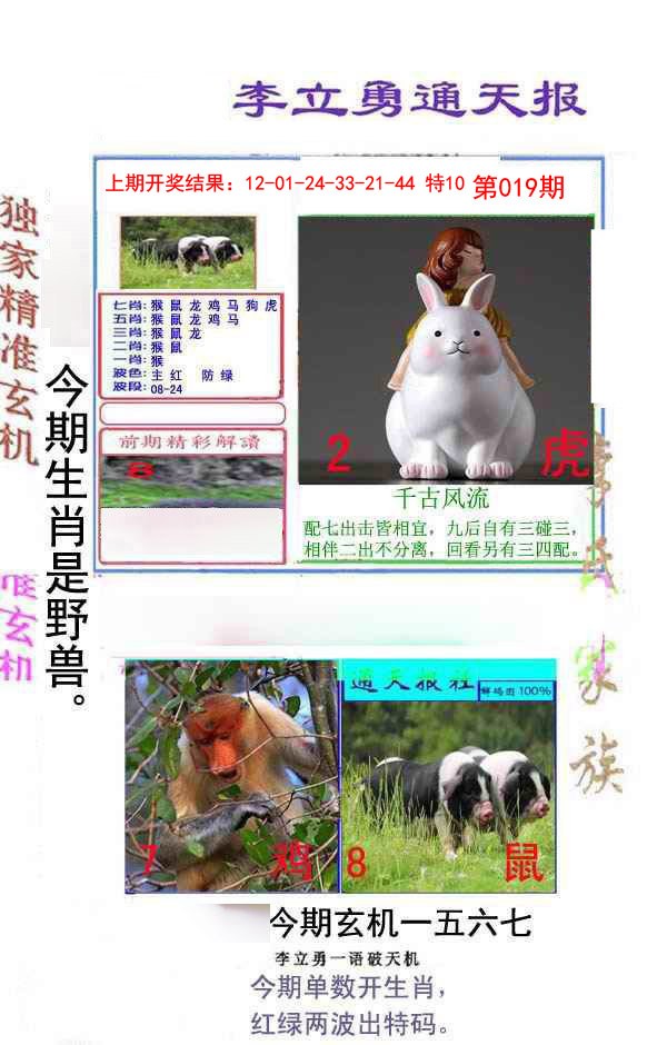 2025019期李立勇通天报