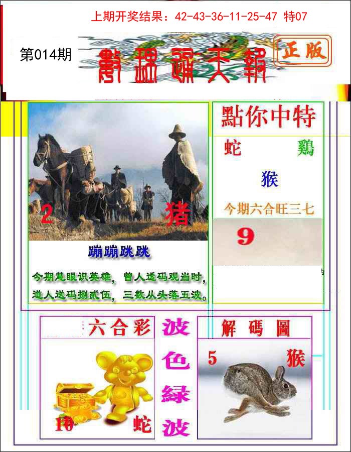 2025014期数理通天