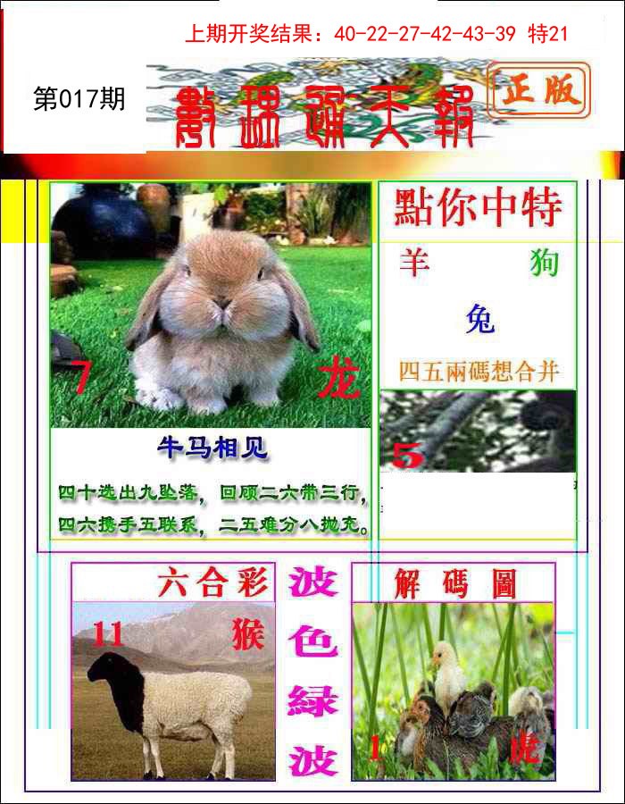 2025017期数理通天