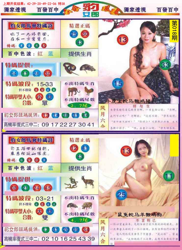 2025018期豹女郎
