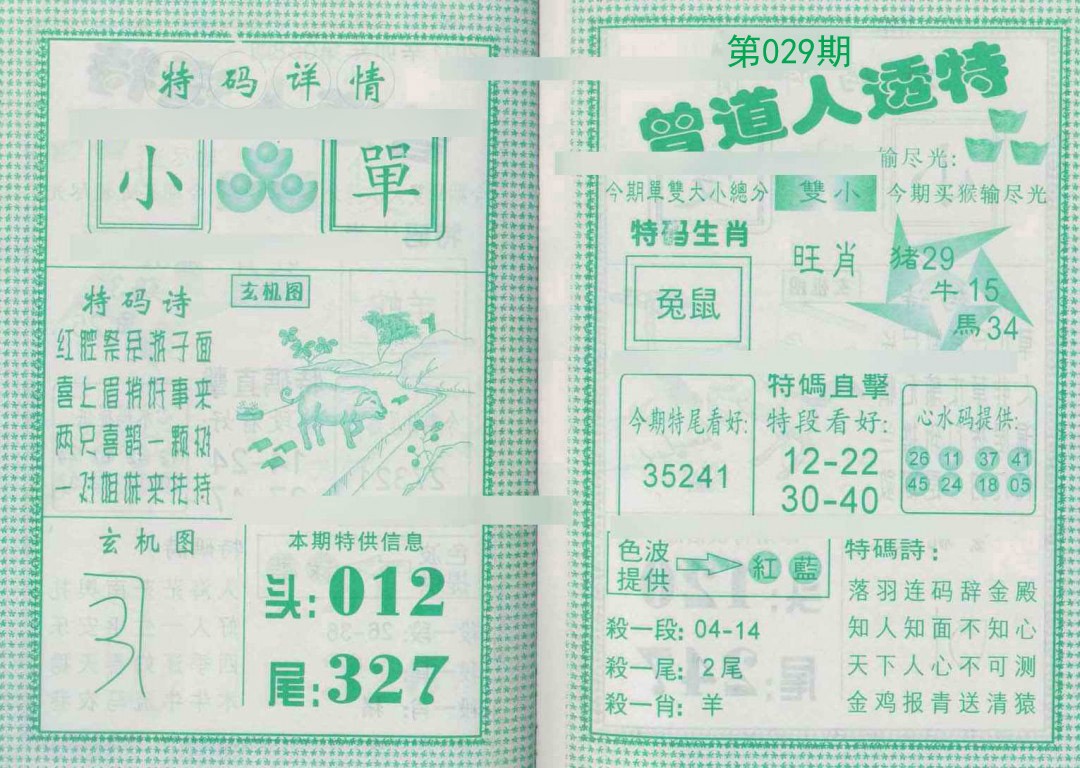 2025029期曾道人透特