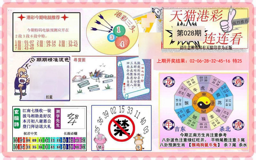 2025028期港彩连连中