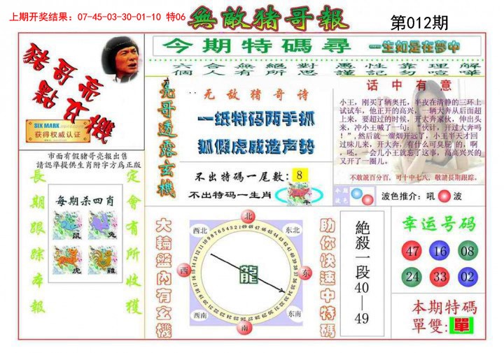 2025012期无敌猪哥