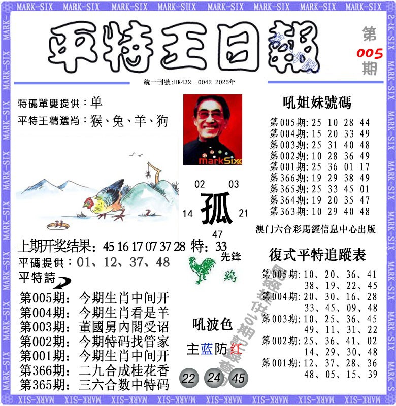2025005期平特王日报