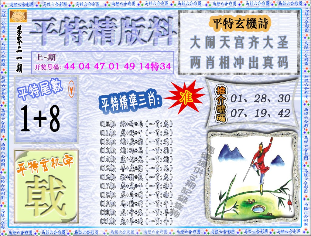 2025021期平特精版料