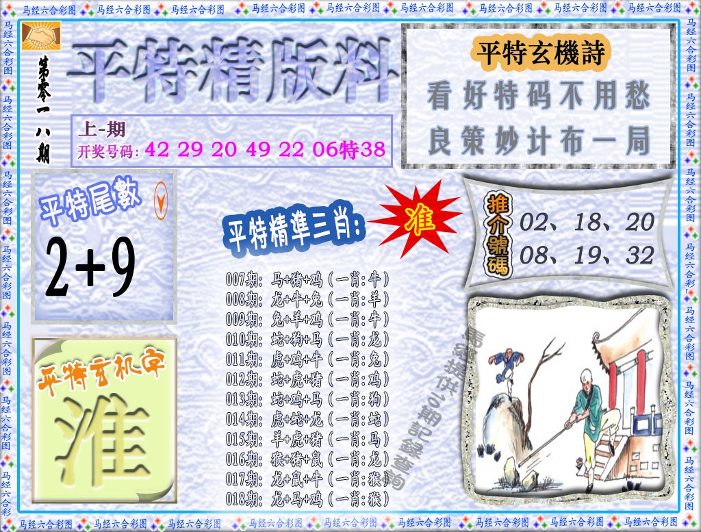 2025018期平特精版料