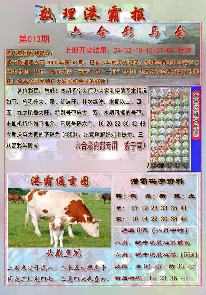 2025013期港霸报