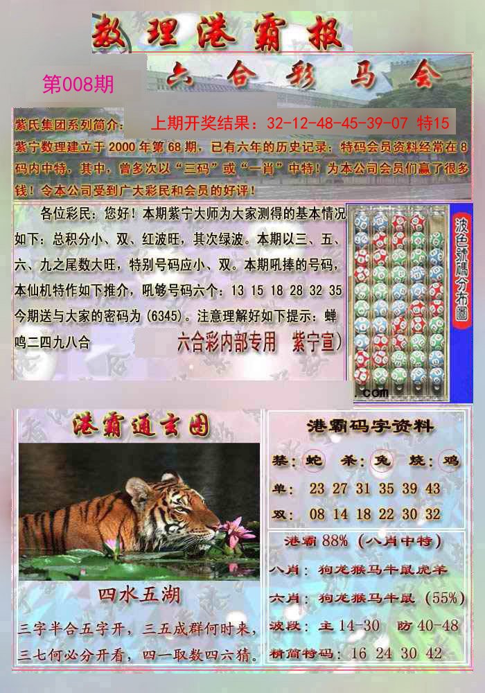 2025008期港霸报