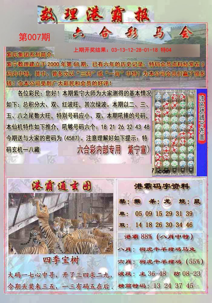 2025007期港霸报