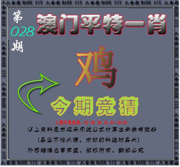 2025028期平特一肖图