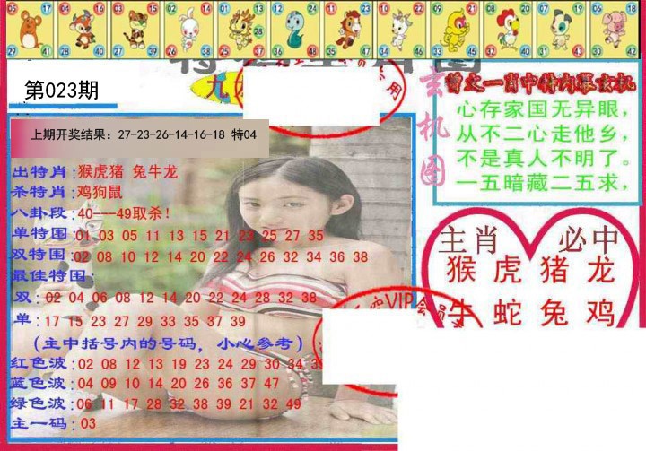 2025023期特码生肖图