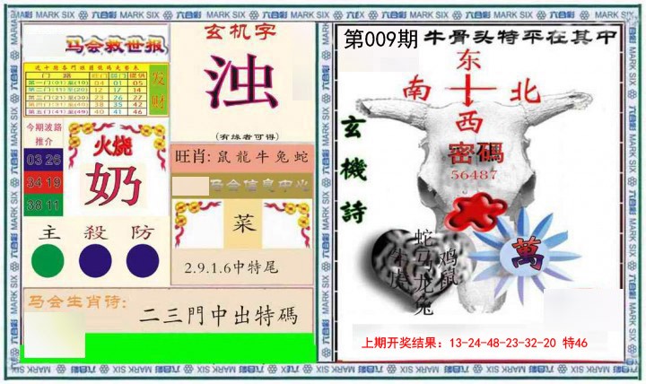2025009期六合救世报+牛头报