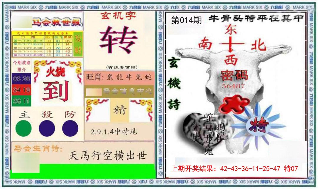 2025014期六合救世报+牛头报