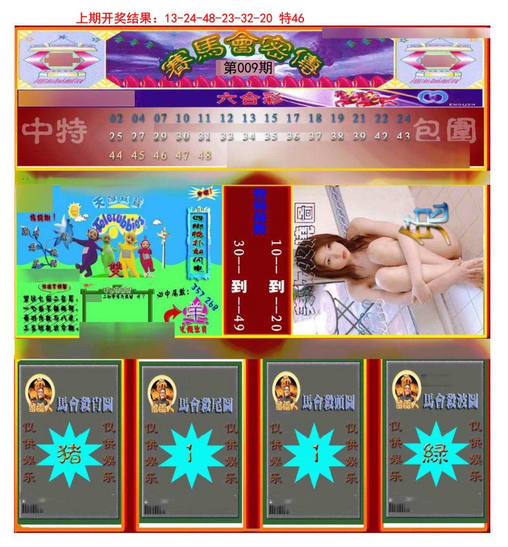 2025009期赛马会密传