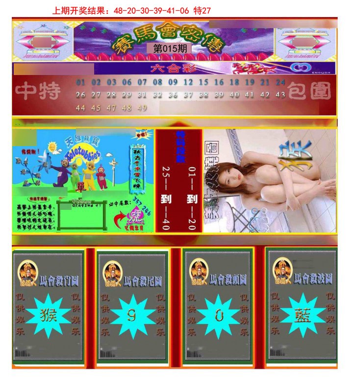 2025015期赛马会密传