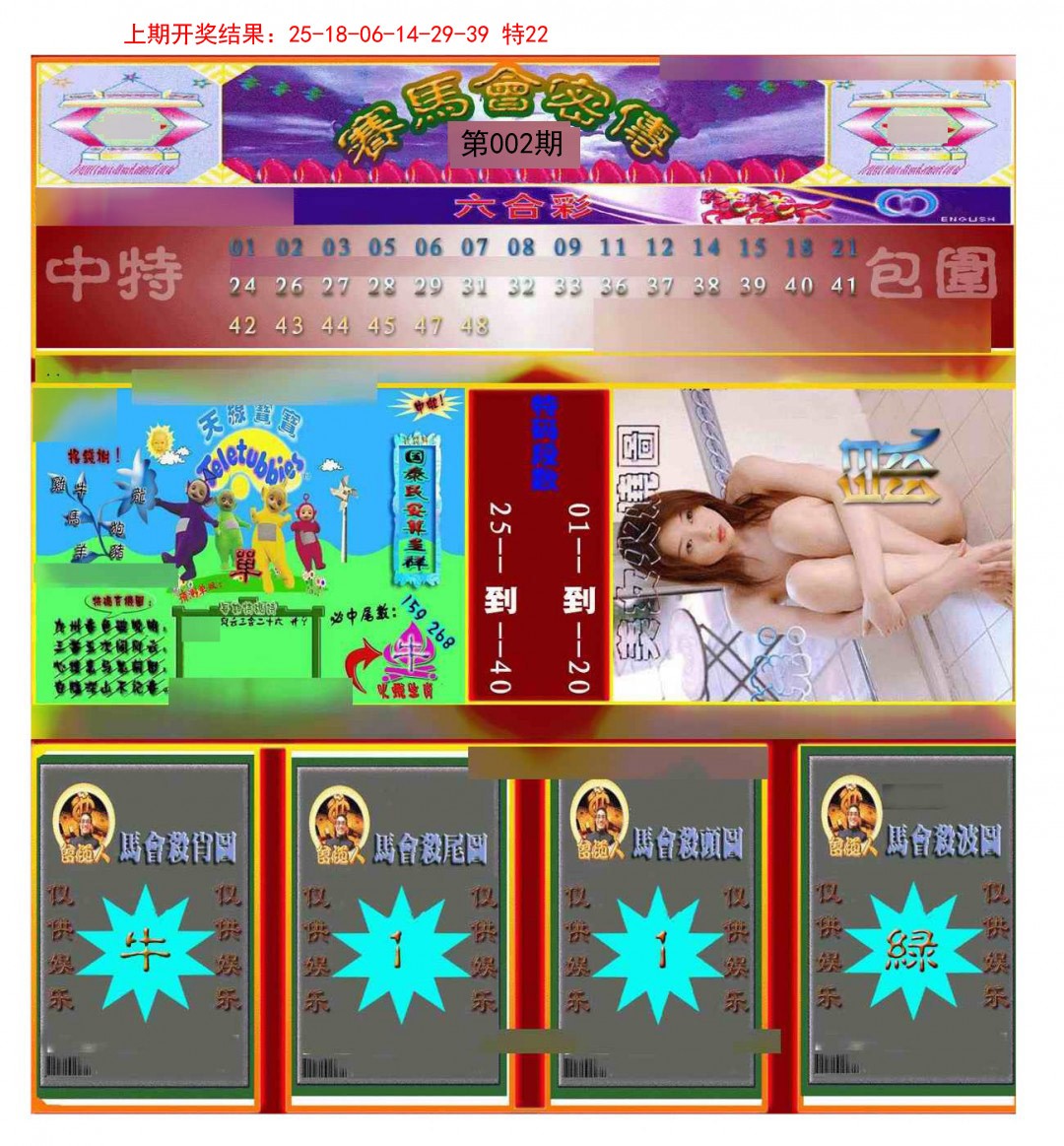 2025002期赛马会密传