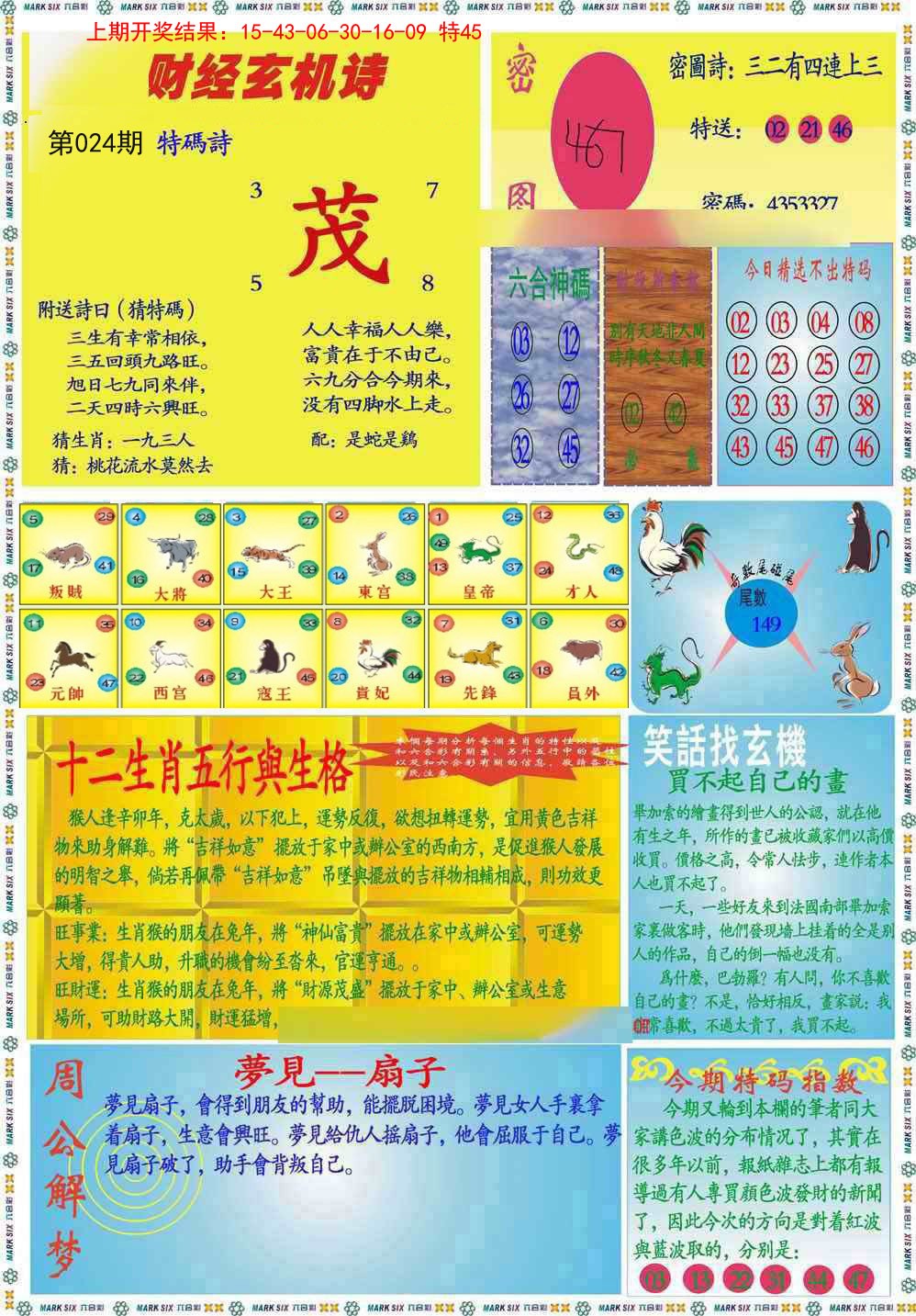 2025024期九龍财经B(推荐)