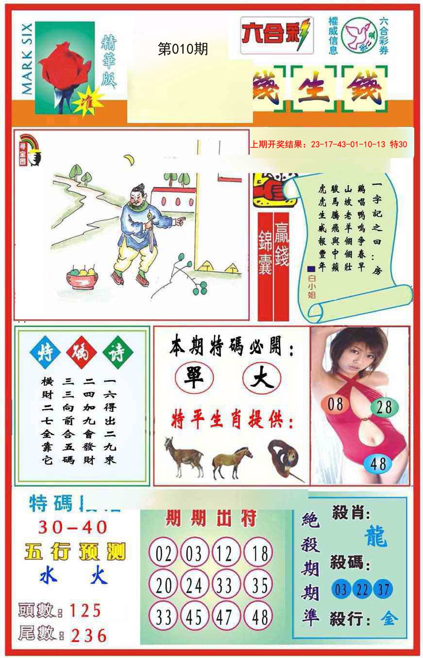 2025010期九龍钱生钱(推荐)