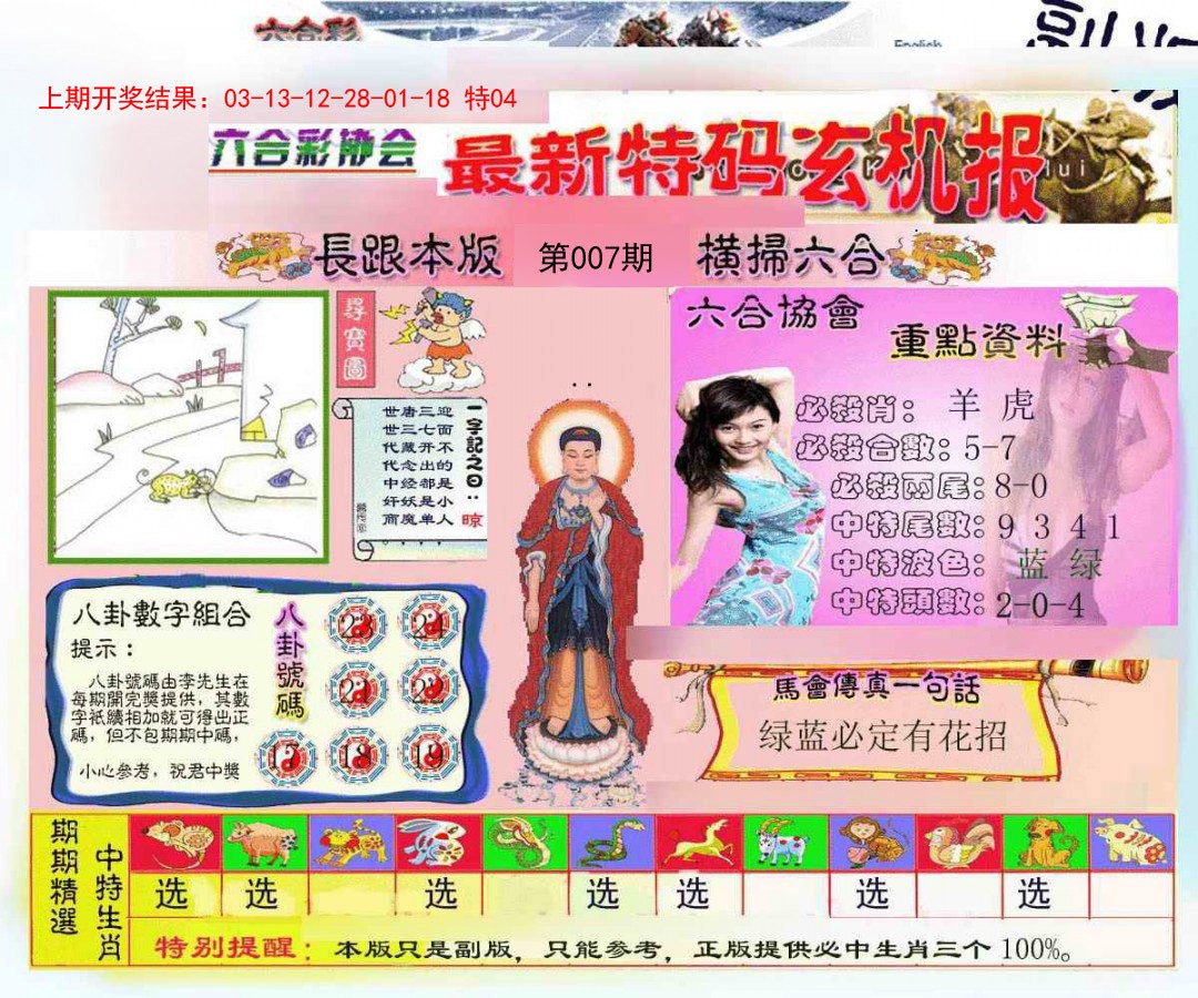 2025007期九龍内幕玄机报